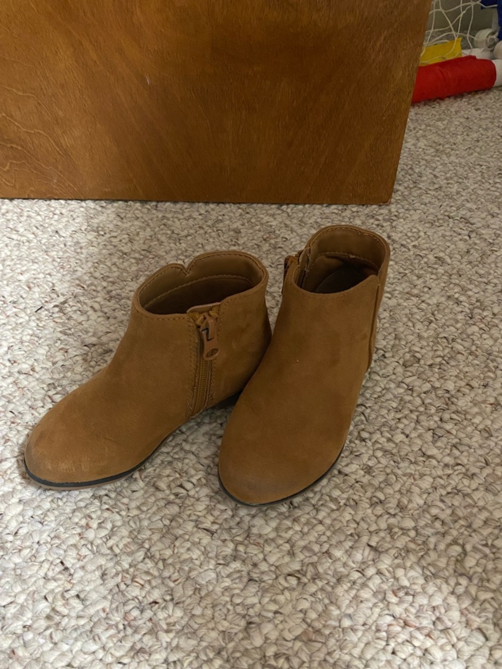 Cat & Jack Kids' Brown Suede Ankle Boots